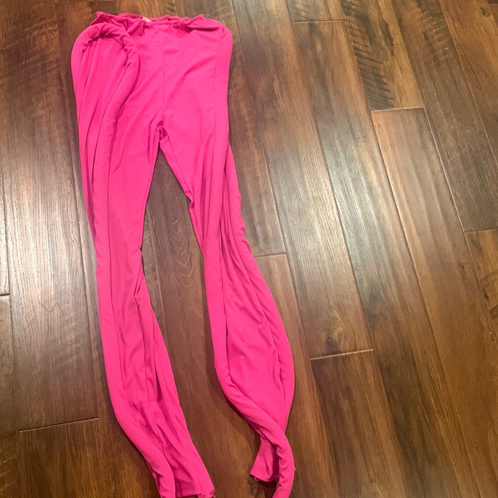 Pink women pants